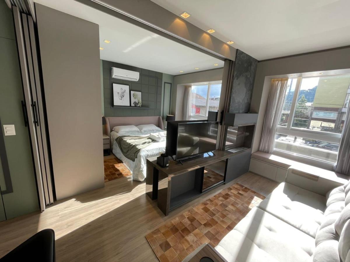 Loft Novo Aconchegante A 500M Da Rua Coberta Leilighet Gramado Eksteriør bilde