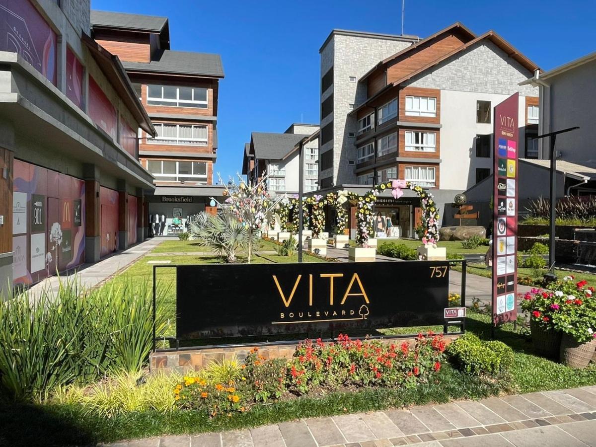 Loft Novo Aconchegante A 500M Da Rua Coberta Leilighet Gramado Eksteriør bilde