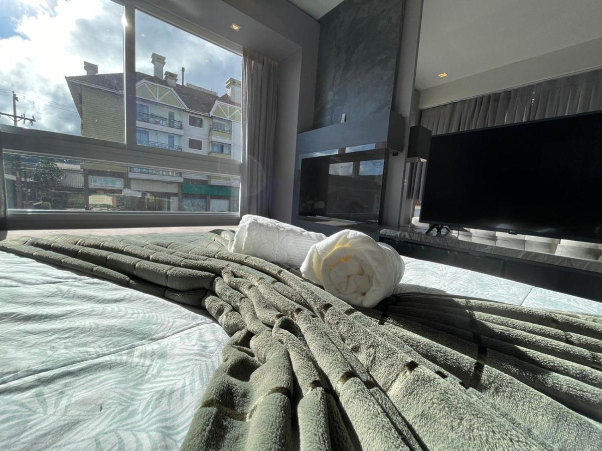 Loft Novo Aconchegante A 500M Da Rua Coberta Leilighet Gramado Eksteriør bilde