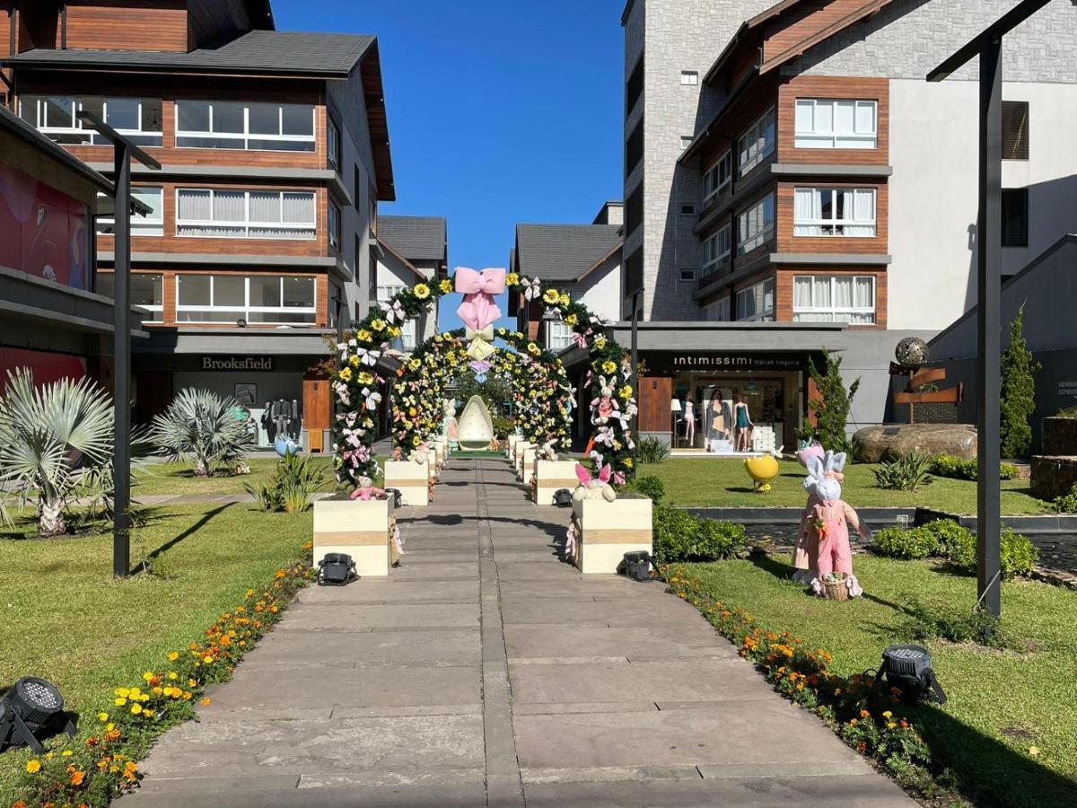 Loft Novo Aconchegante A 500M Da Rua Coberta Leilighet Gramado Eksteriør bilde