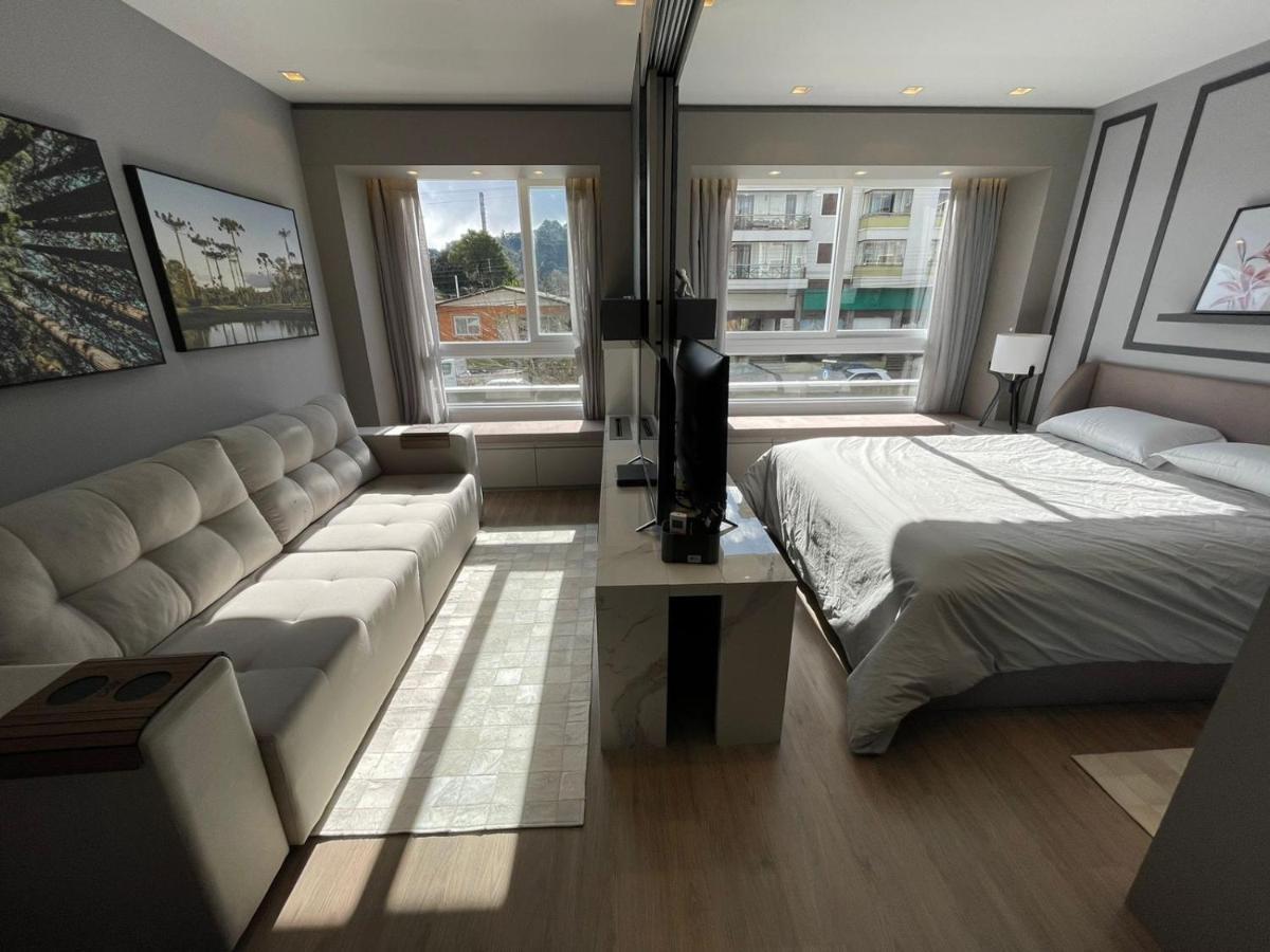 Loft Novo Aconchegante A 500M Da Rua Coberta Leilighet Gramado Eksteriør bilde